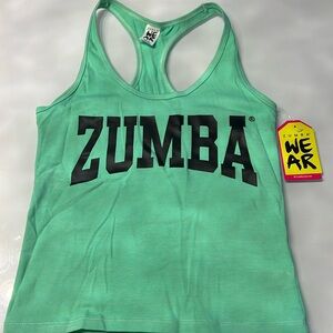 Xs zumba green top